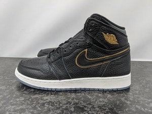 Nike Air Jordan 1 Retro High City Of Flight Size 7y Black/Gold (575441-031) New 885176044498 | eBay