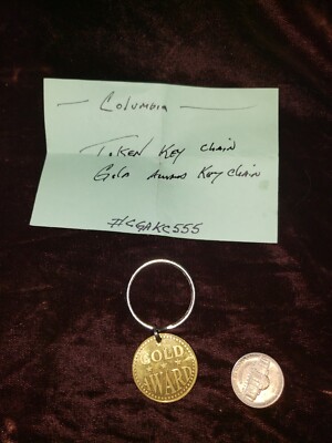 COLUMBIA GOLD AWARD TOKEN KEY CHAIN TOKEN #CGAKC555