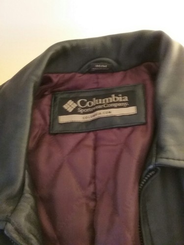 Ladies Columbia Leather Coat - Medium 