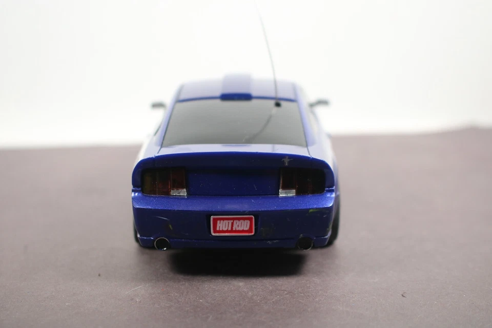 Xmods Street RC Car BLUE Ford Mustang AWD w/Case TESTED WORKS Radio Shack LQQK - Image 4 of 4