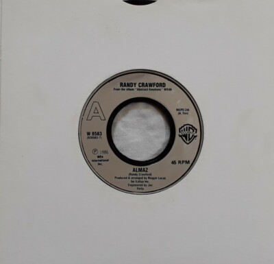 Randy Crawford-Almaz/Desire Vinyl 7'' Single.1986 Warner Bros W 8583.