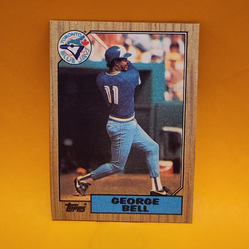 1987 Topps #681 George Bell Toronto Blue Jays Baseball Card