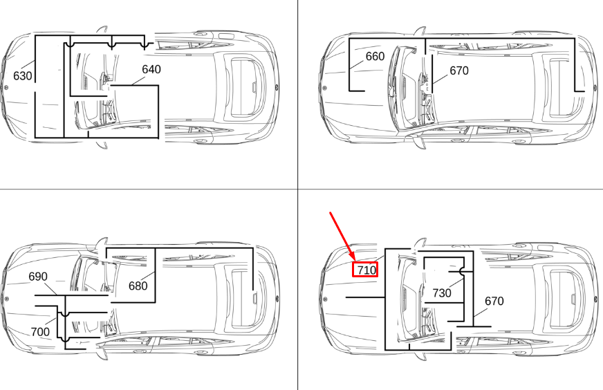 NOUVEAU FAISCEAU DE CÂBLAGE D'ANTENNE DE PORTE MERCEDES-BENZ GLE W167