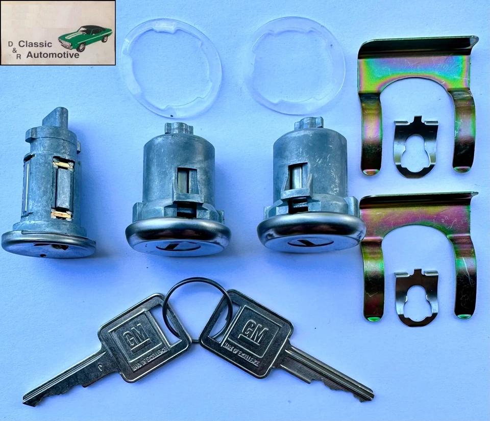Juego de cerraduras El Camino 1966-1967 puerta de encendido kit de 11 piezas Nova Chevelle Camaro Foto 2 de 3