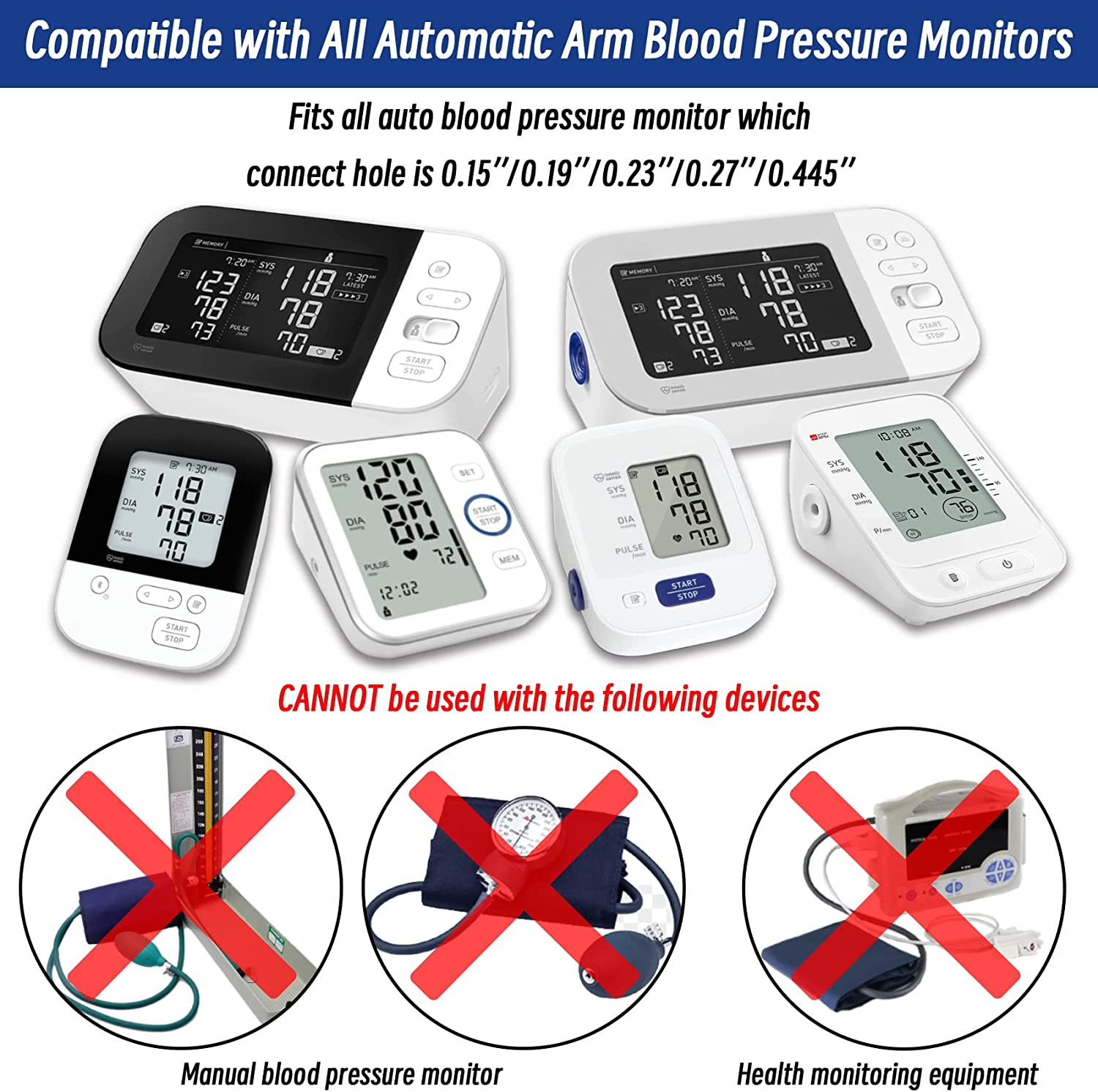 Extra Large Cuff Compatible with Omron 9”21” Inches (2253CM) XL Blood