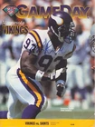 Minnesota Vikings HOF John Randle Signed Autograph Auto 1994 Vikings Program