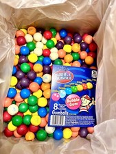Dubble Bubble 1 inch Gumballs Bulk Gumball Machine Refill Assorted Gum Flavors