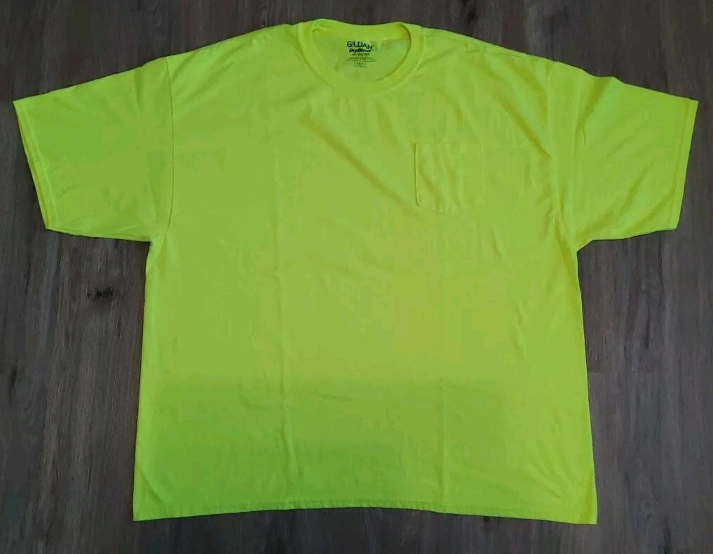 Gildan Dry-Blend Men's Crew T-shirt Short Sleeve 50/50 Cotton Blend Set Of 4