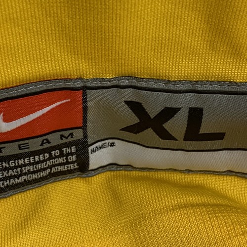 Nike Manchester United Premier Cup 2009 Soccer Jersey TShirt size XL Yellow - Picture 4 of 12