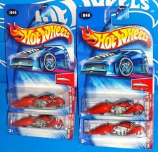 Hot Wheels 2004 First Editions Lot Of 4 #46 Crooze W-Oozie Mtflk Red-Orange