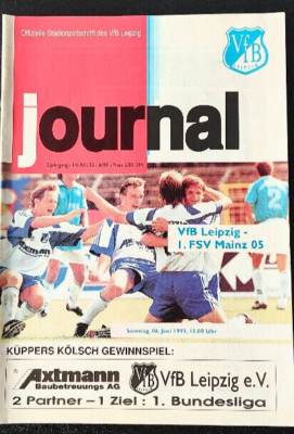 06.06.1993 VfB Leipzig gegen FSV Mainz - 2. BL Programm