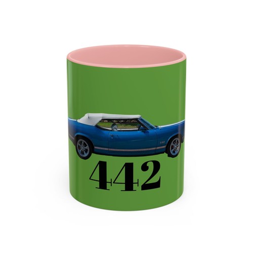 Cutlass 442 Oldsmobile 1970 car Coffee Mug (11, 15oz) - Picture 18 of 21