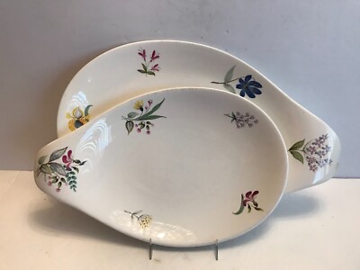 EVA ZEISEL, HALL, ''BOUQUET'', TWO PLATTERS, ONE 13'', ONE 15''