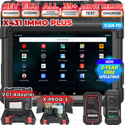 Launch X431 IMMO PLUS X-Prog3  Programm Auto OBD2 Diagnosegerät ECU Coding