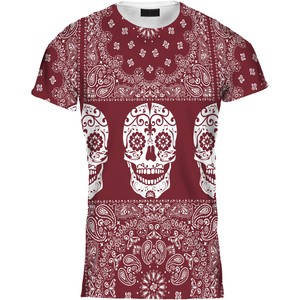 tee shirt rayé rouge et blanc femme