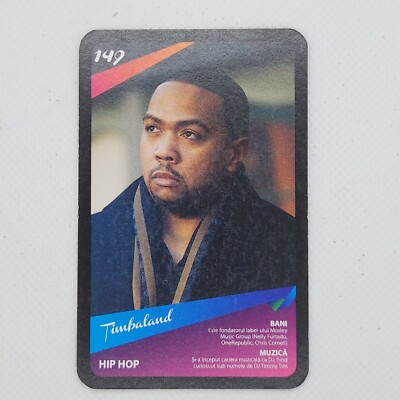 Timbaland Timothy Zachery Mosley Romania Mega Music Rap Hip Hop Trading Card C