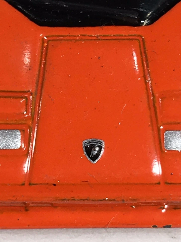 Lamborghini Countach 2004 Hot Wheels ('Tooned) naranja primeras ediciones Malasia #2 Foto 4 de 4