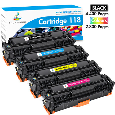4PK Toner Set for Canon 118 ImageClass MF8380cdw MF8580cdw MF8350cdn MF729cdw
