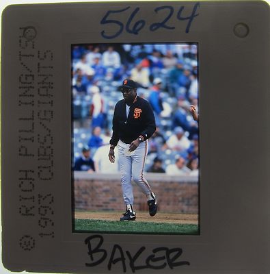 DUSTY BAKER SAN FRANCISCO GIANTS CHICAGO CUBS DODGERS BRAVES SLIDE