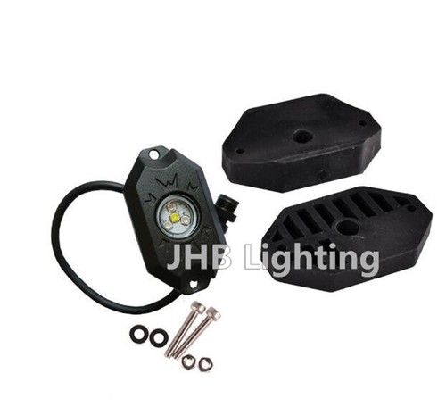JHB 8PCS Set Bluetooth RGBW LED Rock Lights for ATV UTV RZR Car Trucks Sandtoys - Picture 4 of 12