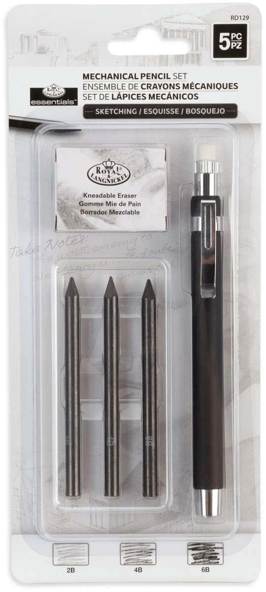 Royal Langnickel 5pc Mechanical Pencil Set x x