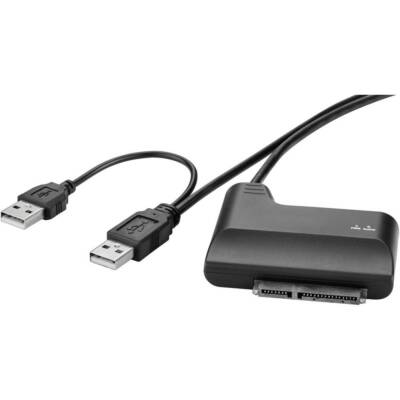 Renkforce Festplatten/SSD Adapter [1x USB 2.0 Stecker A - 1x SATA-Kombi-Stecker