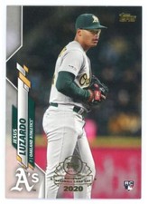 2020 Topps Chrome Update NBCD Preview Jesus Luzardo RC Oakland Athletics #UP-7