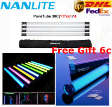 4pcs Nanlite Pavotube 30C + Pavotube 6C 2700-6500K RGB LED Light APP Control