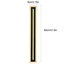 LED Wall Light Sconce Outdoor Modern Lamp Exterior Lights Long Strip Waterproof