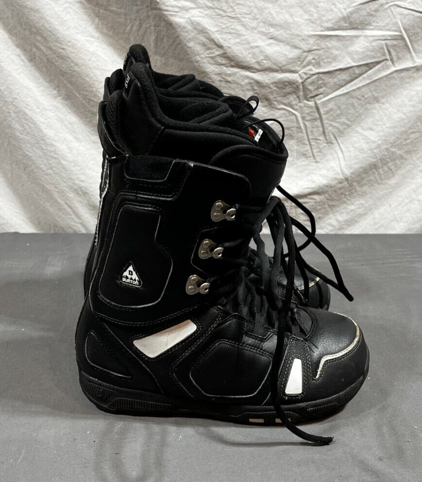 Burton Freestyle Black Leather All-Mountain Snowboard Boots US 6