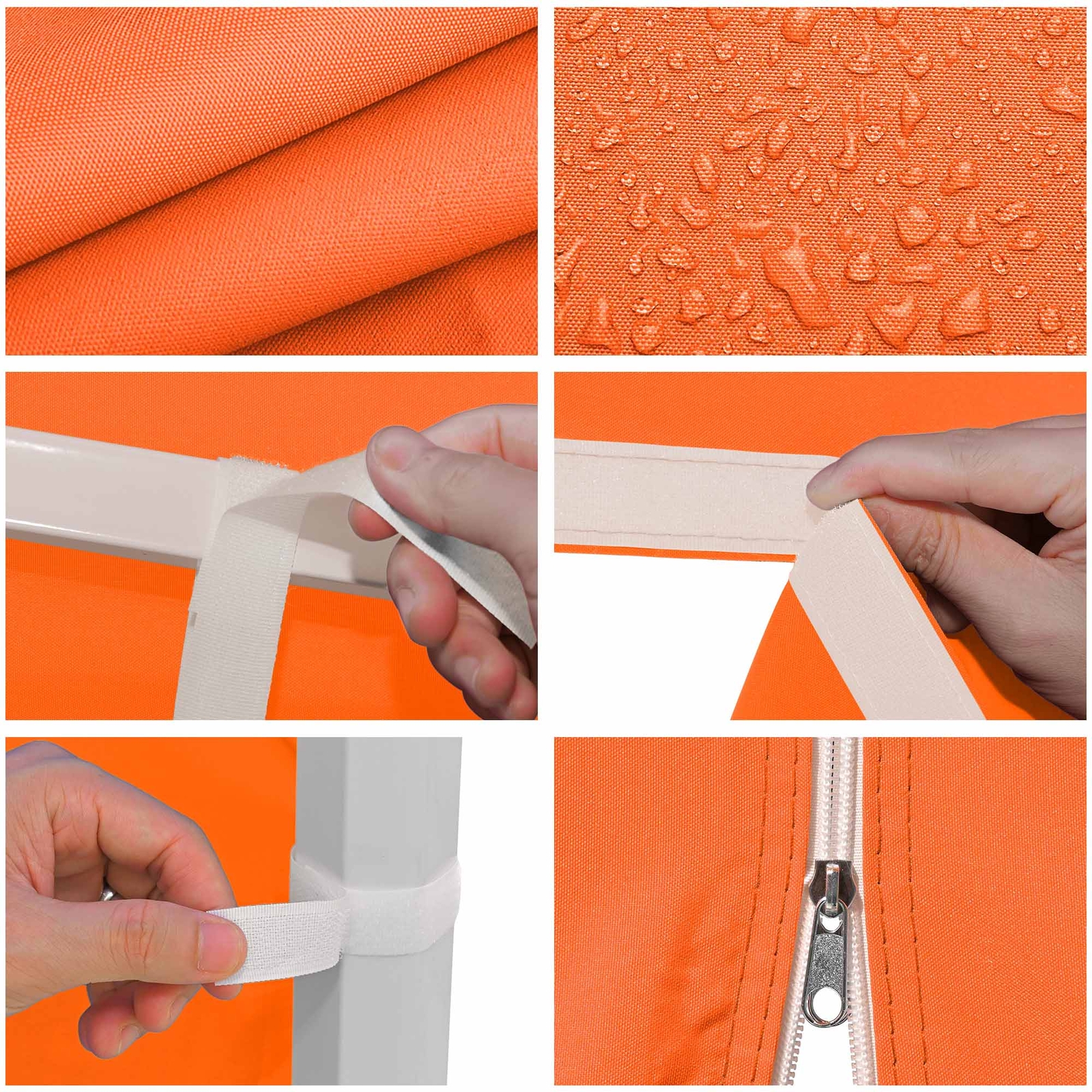 InstaHibit 1 Pack Side Wall for 10x10 Ft EZ Pop Up Canopy Tent UV50+ Zipper Pool