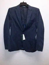 Perry Ellis Slim Fit Stretch Blazer, True Blue Principles, Size 38 Regular