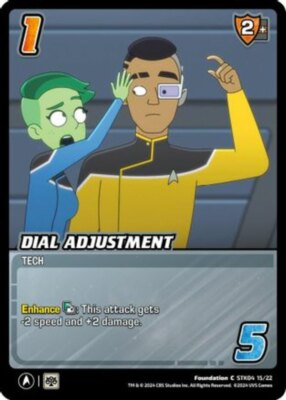 4X-Dial Adjustment - STK04 15/22 - C-CH06:  Star Trek Lower Decks-Universus