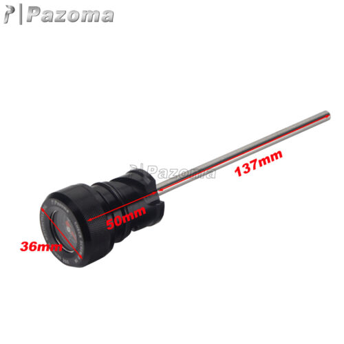 Black Oil Temperature Dipstick For Harley Softail Fat Bob 114 FXFBS 2018-2021 - Picture 2 of 8