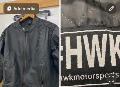 NEW HWK Leather Jackets. Only a few 3xl left. Read review below
