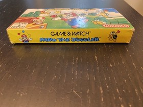 Nintendo Game And Watch Mario The Juggler With Box And Manual