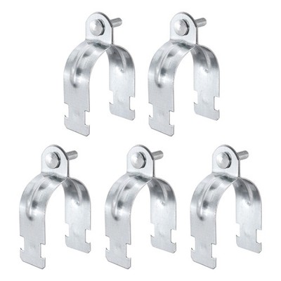 5pcs EMT Strut Clamp 2-1/4'' für Carbon Steel Cushion Clamp Silber