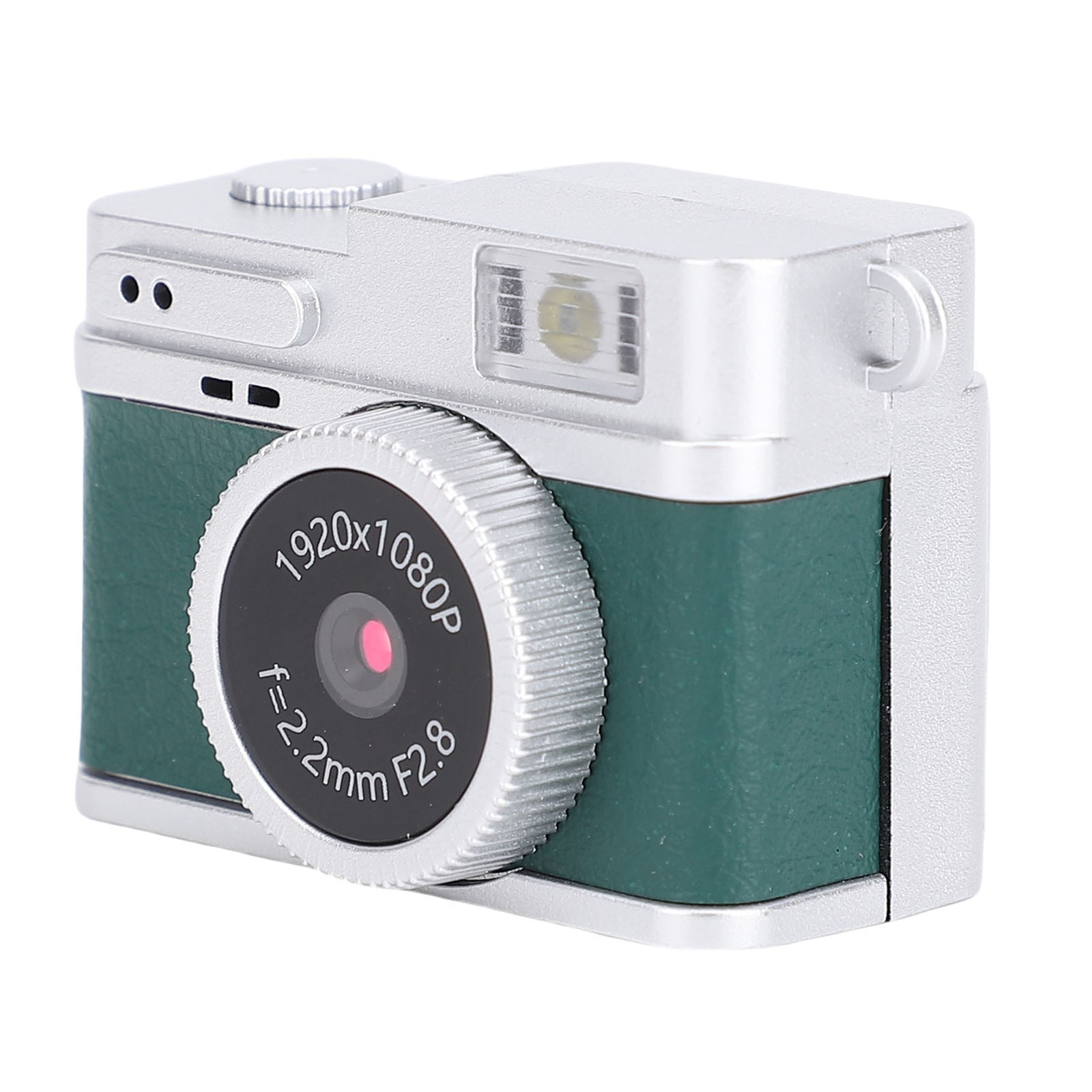 Keychain Digital Camera With Chain Necklace Flash Light 1080P HD Small Compact