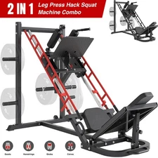1200 Pounds Leg Press Hack Squat Machine 2 in 1 Leg Press Machine for Home GYM