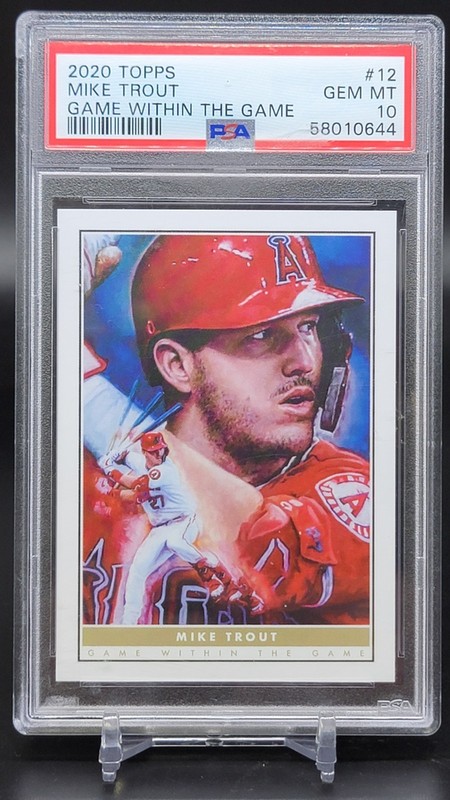 2020 Topps Mike Trout Game Within The Game Angels 12 PSA 10