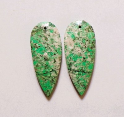 35.90 Cts Sonora Sunrise Chrysocolla Drilled Cabochon Match Pair Gemstone S-02