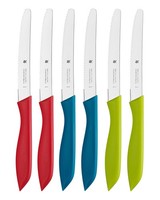 Wmf FrüHstüCksmesser 6-Teilig, 23 Cm, BröTchenmesser, Wellenschliff, Steakmesser