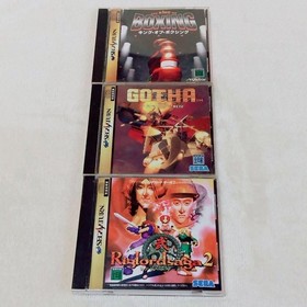 Free Shipping ☆ Operation confirmed ☆ Sega Saturn popular software 11-piece set