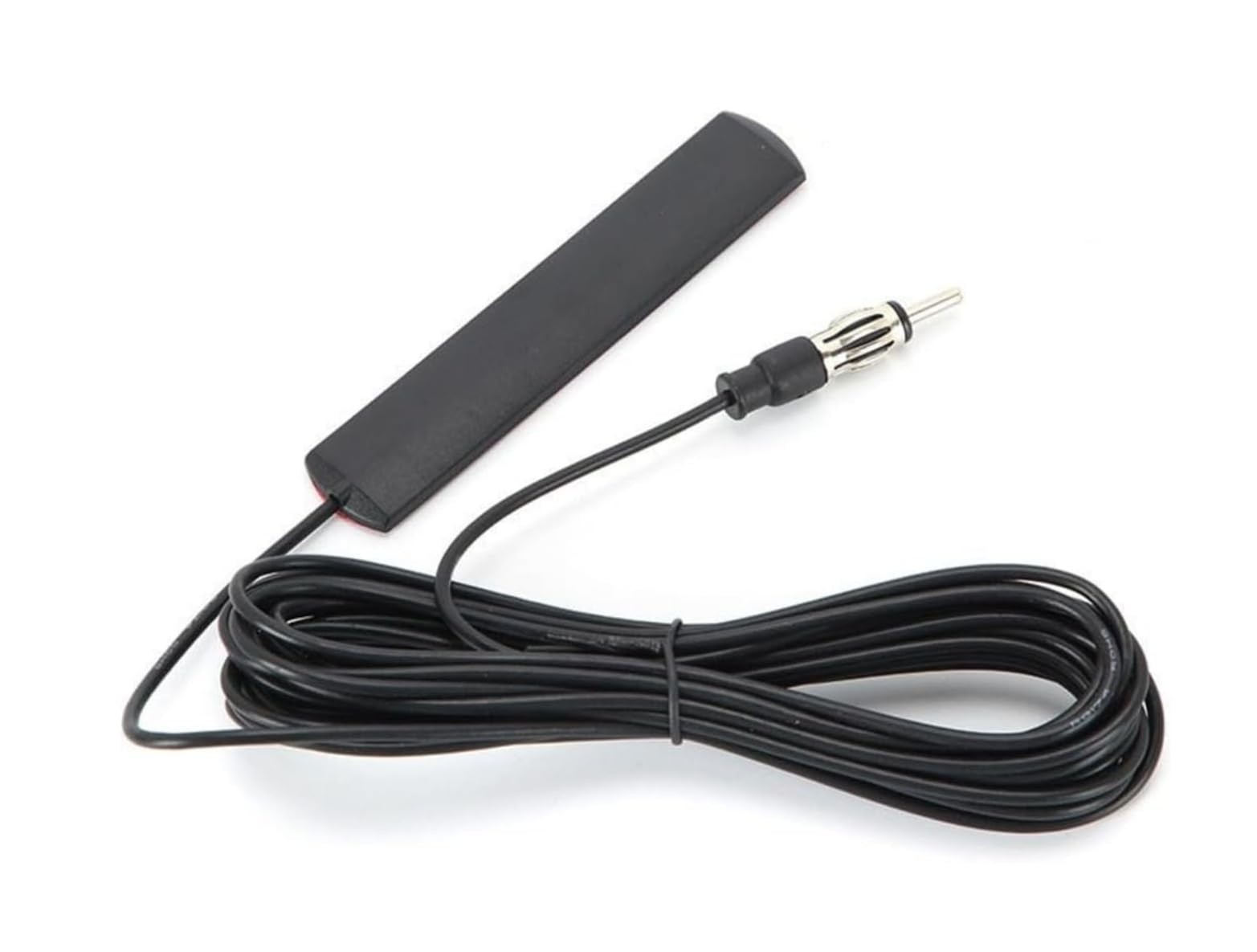 Antenna Autoradio Universale con Connettore DIN | Antenna AM FM Adesiva con Spin