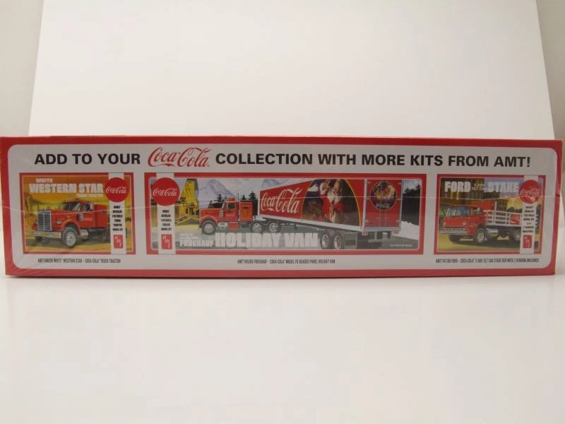 GMC Generale Semi Trattore 1976 Coca Cola Kit Modellismo Plastica Auto 1:25 AMT - Immagine 3 di 4