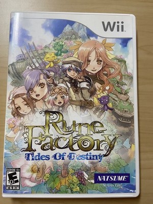 Rune Factory: Tides of Destiny (Nintendo Wii, 2011), Authentic, Complete CIB