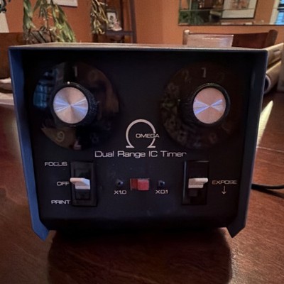 OMEGA Dual Range IC Timer Analog Voltage Stabilized Darkroom Timer 461-019 