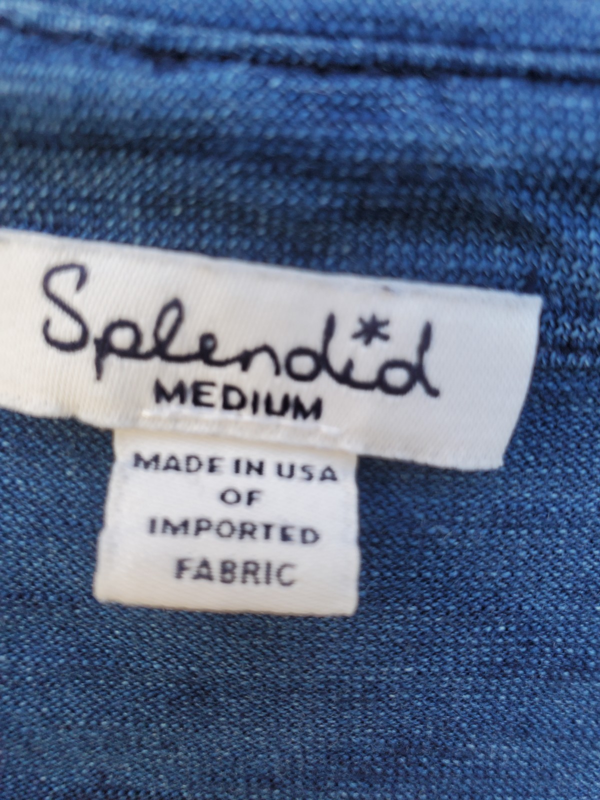 Splendid Button Up Top Size MEDIUM Long Sleeve Po… - image 3
