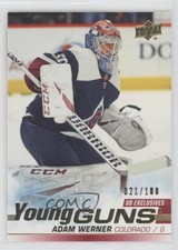 2019-20 SP Authentic Upper Deck Update Young Guns UD Exclusives Adam Werner av1