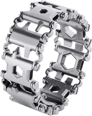 Stainless Tool Bracelet for Men Compatible for LEATHERMAN TREAD and Watch Band 2